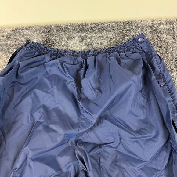 Adidas Y2K Tearaway Span Button Lined Track Pants Nylon Blue Trefoil Men's L - Picture 11 of 16
